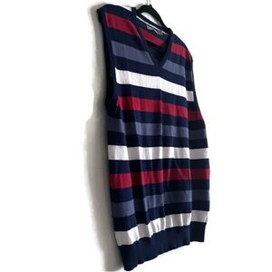 SAMUEL WINDSOR STRIPED SWEATER VEST